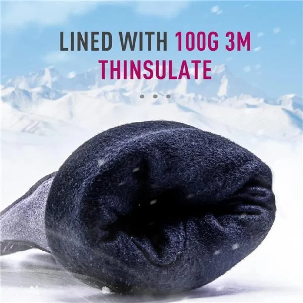 Women's Waterproof Insulated Work Gloves 3M Thinsulate Thermal Winter Gloves